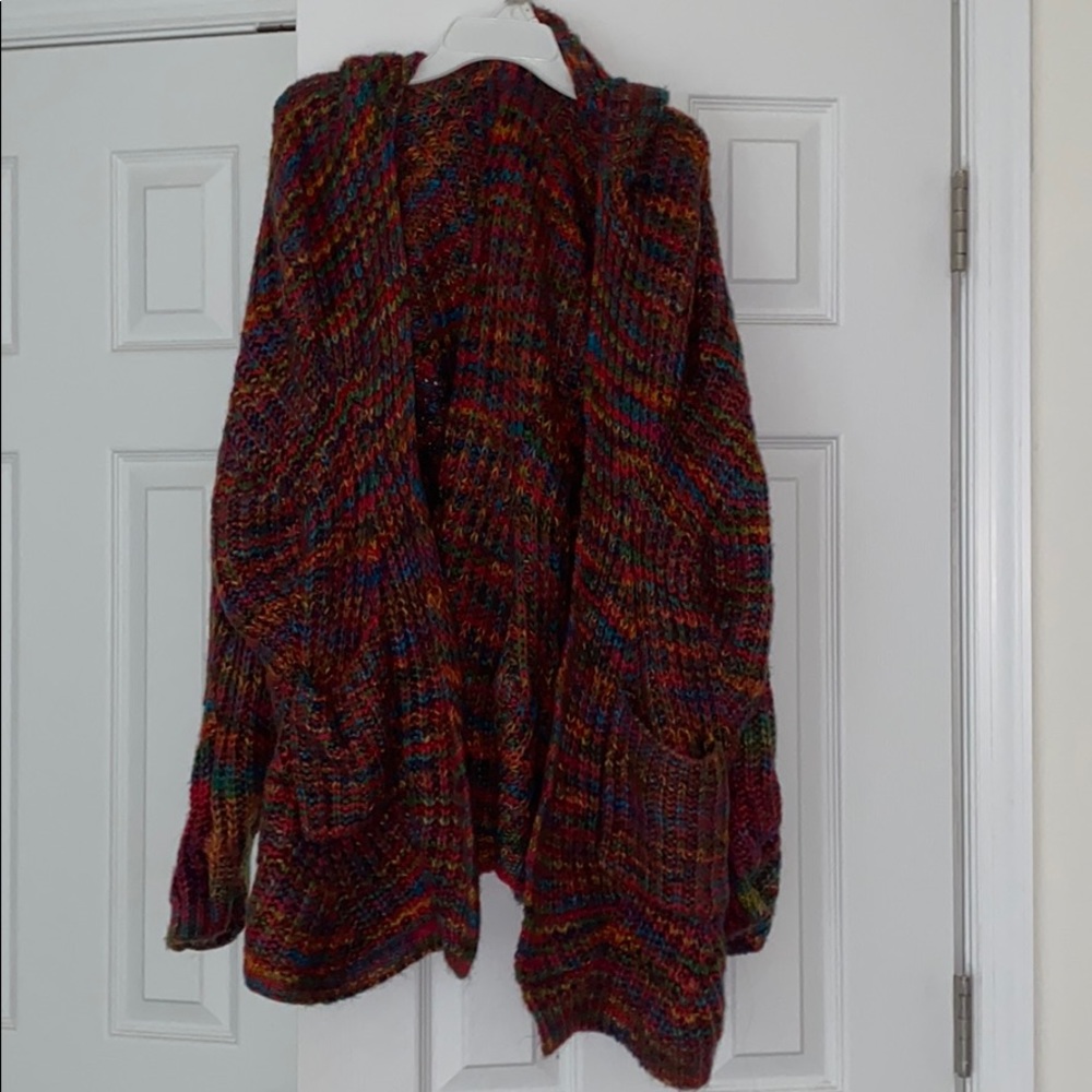 Ecote Rainbow Chunky Cardigan